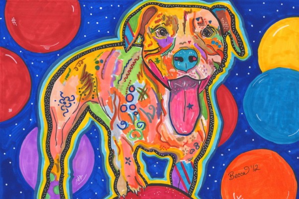 Dogs art – Rebecca Fischer